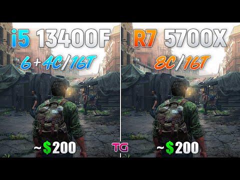 Ryzen 7 5700X vs Core i5 13400F - Test in 10 Games