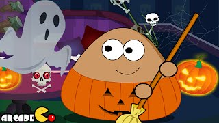 Pou Halloween Cleanup Walkthrough