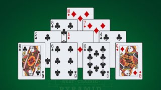 Лучший классический пасьянс «Пирамида» (Best Classic Pyramid Solitaire) // Геймплей