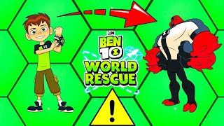 BEN 10: WORLD RESCUE - FOUR ARMS IS VERY ANGRY (OMNITRIX) - EPIC FIGHT - CARTOON NETWORK GAMES