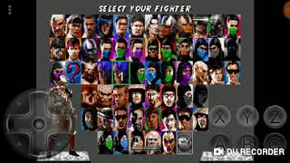 Jugando Ultimate Mortal Kombat Trilogy para Android