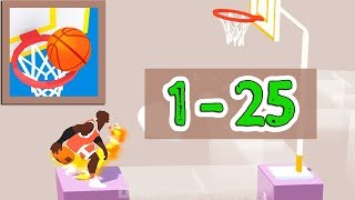 Perfect Dunk 3D Game Walkthrough Level 1 - 25