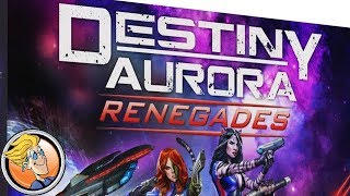 Destiny Aurora: Renegades — game preview at Origins Game Fair 2017