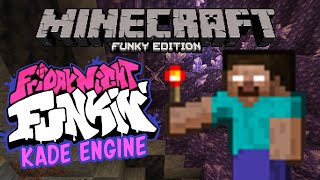 Friday Night Funkin' VS Minecraft Funky Edition - Pillaged Caves Demo FNF MOD