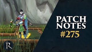 RuneScape Patch Notes #275 - 1st July 2019