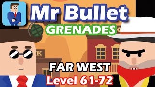 Mr Bullet - Spy Puzzles  Chapter 6 FAR WEST Walkthrough | Level 61-72 3 stars