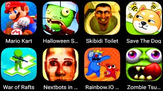 Mario Kart,Stickman Sniper,Skibidi Toilet,Save The Dog,War Of Rafts,Rainbow IO Origin,Nextbots In