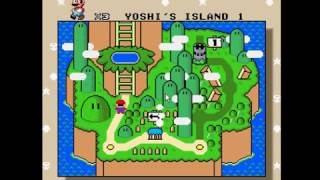 super mario world (super mario all stars + super mario world) minijuegos parte 1 juego