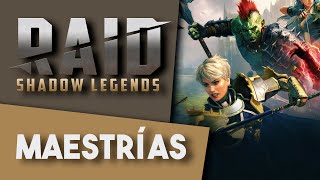 RAID: SHADOW LEGENDS | Hablamos de las MAESTRÍAS y más cositas!