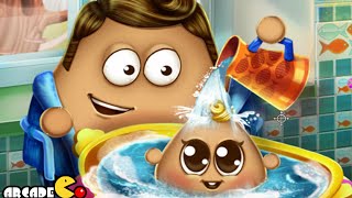 Pou Baby Wash - Funny Game for Kids