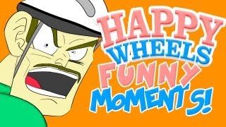 HAPPY WHEELS - FUNNY MOMENTS MONTAGE #2