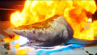 man eating fire shark - Maneater #5