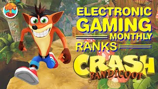 Electronic Gaming Monthly's Top 12 Crash Bandicoot Games