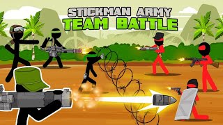 Stickman Army Team Battle Gameplay