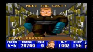 Wolfenstein 3D - SNES VERSION - 4 BOSSES + FINAL BATTLE + ENDING WALKTHROUGH