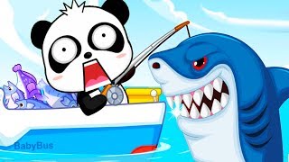 Baby Panda Happy Fishing - Baby Explore The Sea & Learn About Sea Animals - Babybus Fun Kids Games