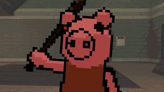 ROBLOX PIXEL ART PIGGY JUMPSCARE - Roblox Piggy Animation