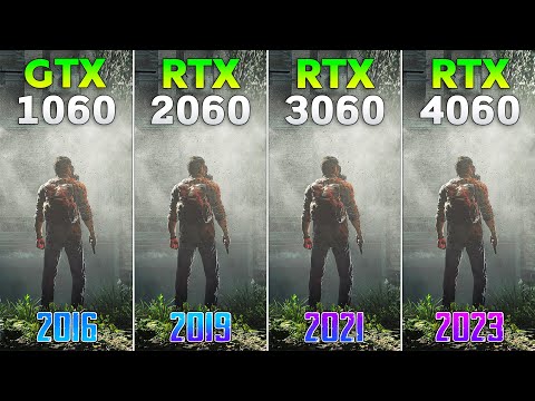 GTX 1060 vs RTX 2060 vs RTX 3060 vs RTX 4060 - Test in 8 Games