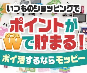 いつものショッピングでポイントがダブルで貯まる！ポイ活ならモッピー