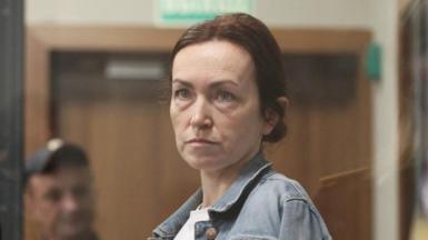 Alsu Kurmasheva in court in Kazan, Russia on 31 May 2024.