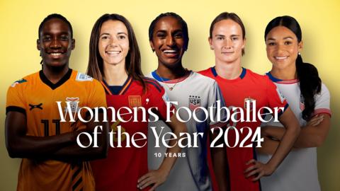 Women's Footballer of the Year 2024 nominees