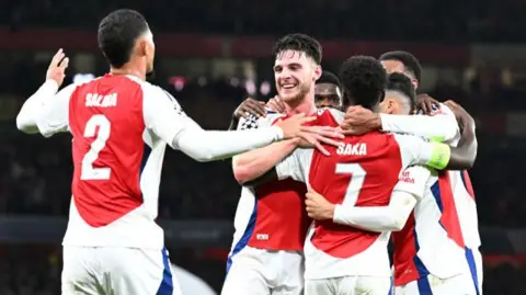 Arsenal celebrate