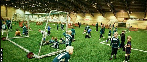 Iceland's 3G dome pitches