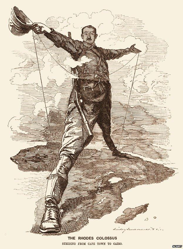 Cecil Rhodes cartoon