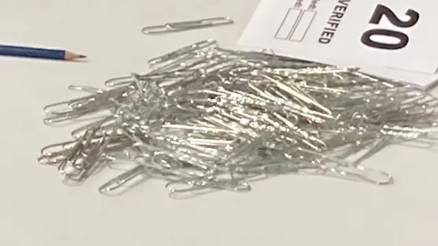 Pile of paperclips