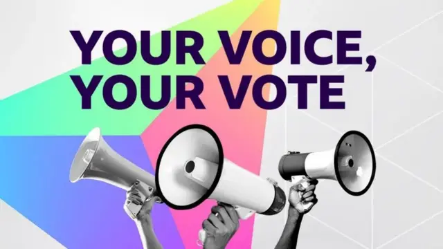 Your Voice, Your Vote graphic