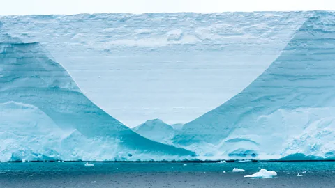 The leading edge of the Larsen C icesheet on the western Antarctic Peninsular (Credit: Getty Images)