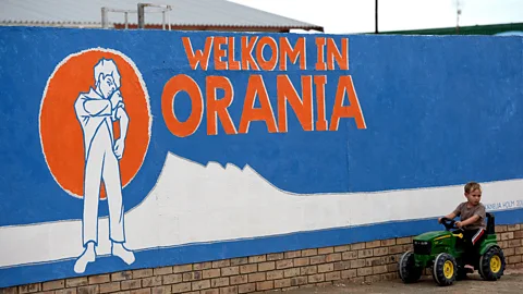 Getty Images Orania is a small yet controversial, exclusively-white settlement of 1,600 Afrikaners where the language is held on to (Credit: Getty Images)