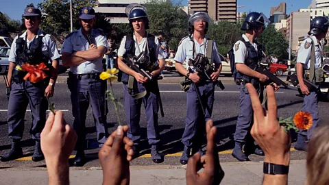 Getty Images To some, the language still cannot shake off its association with the apartheid regime (Credit: Getty Images)