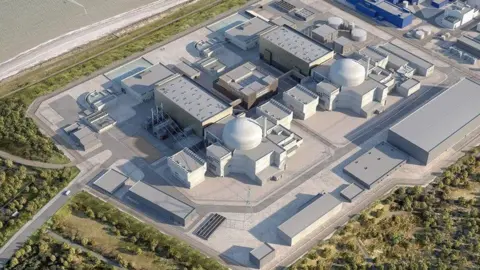 Sizewell C Artist's impression of Sizewell C