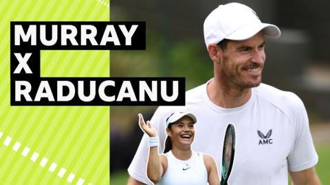 Andy Murray and Emma Raducanu