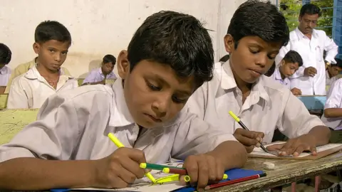 Getty Images Classroom in India