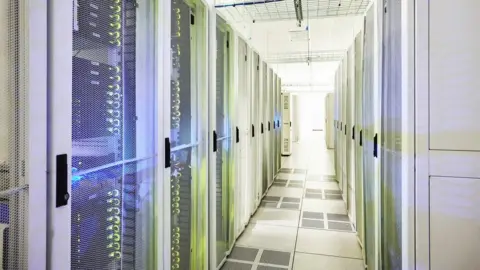 Getty Images Server racks in a data centre