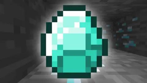 YouTube/ThirtyVirus  A MineCraft diamond.