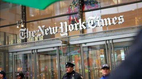 Getty Images New York Times office