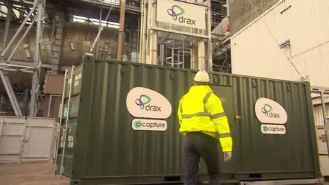 BBC Drax carbon capture pilot