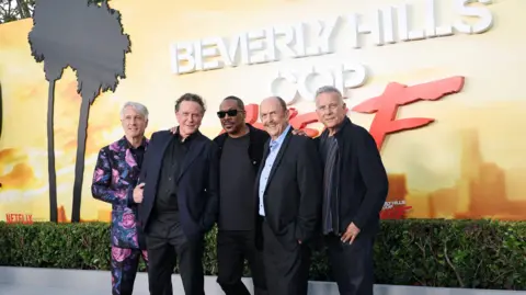 The cast of Beverly Hills Cop: Axel F