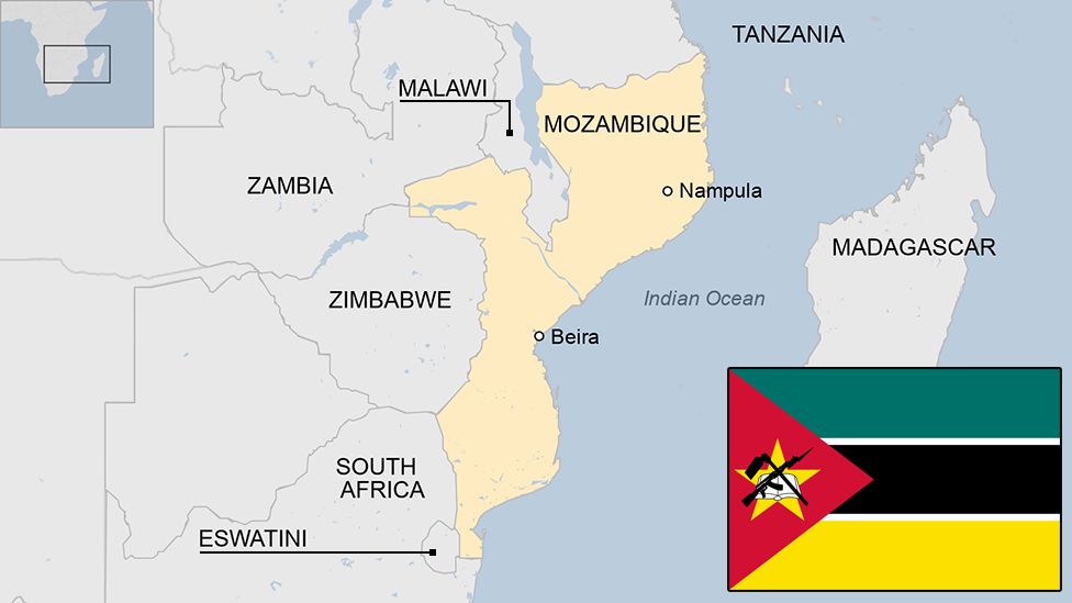 Map of Mozambique