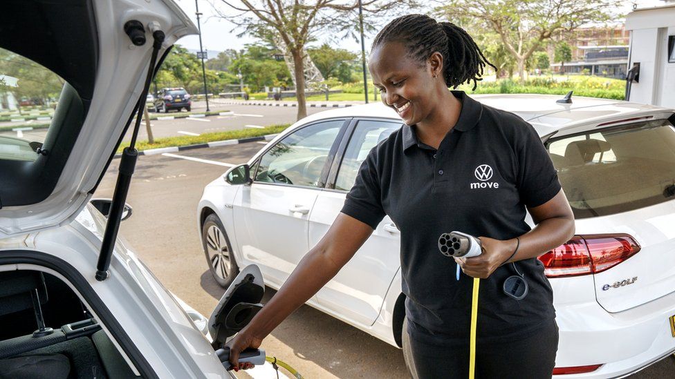 Recharging an e-Golf