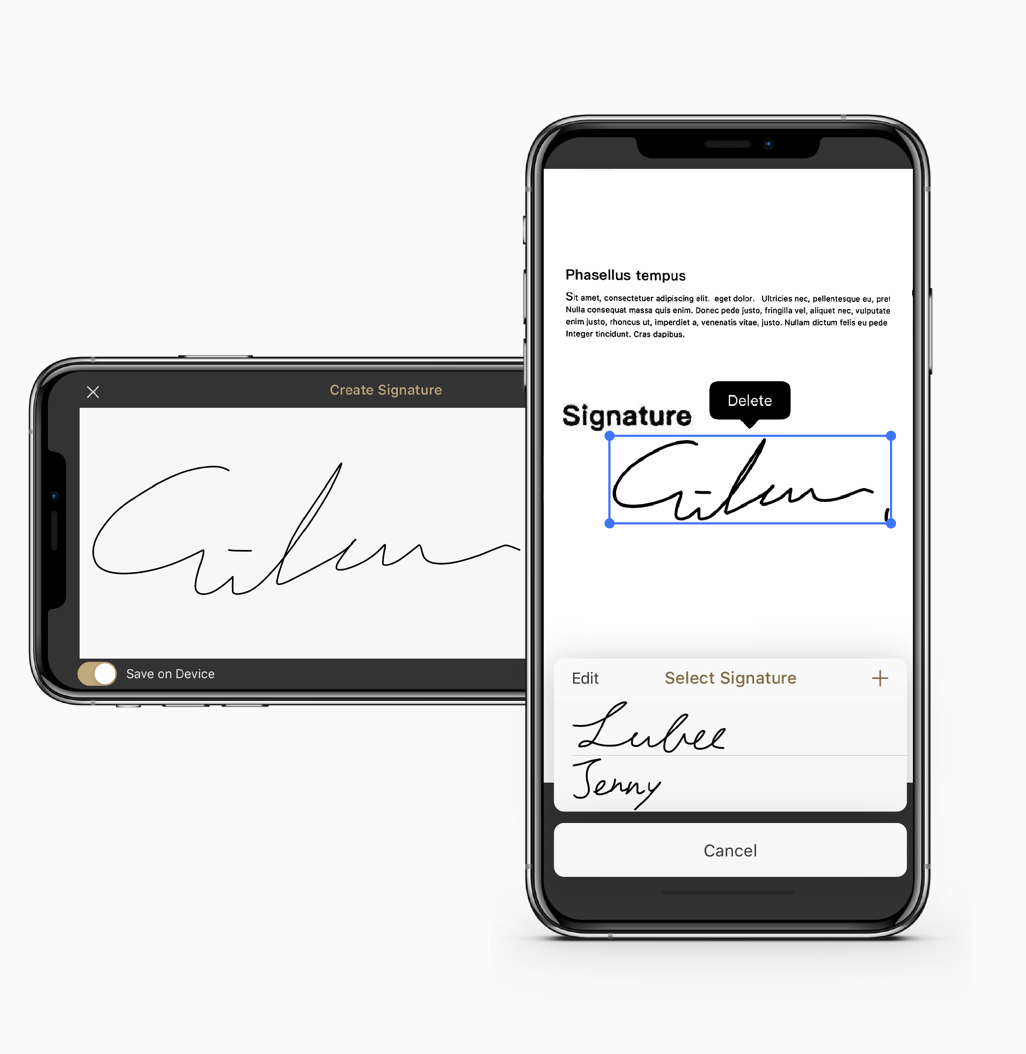 scan, esign, signature 