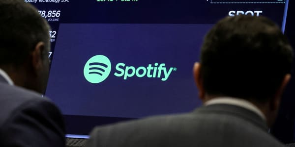 Spotify has transformed from a great product into a great business and stock, Jim Cramer says