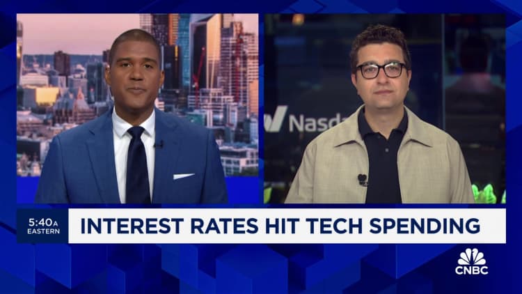 High interest rates hit corporate investment in tech