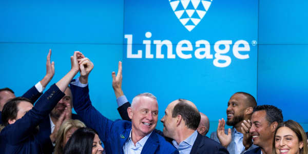 Lineage closes up more than 3% in market’s largest IPO of 2024