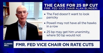 Former Fed Vice Chairman on the Fed's next move: There is certainly a case for a 50 bps rate cut