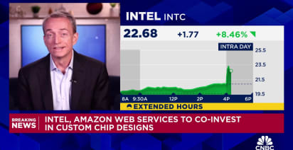 Intel CEO Pat Gelsinger talks co-investing with Amazon Web Services on custom chip designs