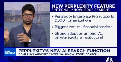 Perplexity CEO on 'Internal Knowledge' AI search, AI race and competition